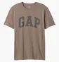 Футболка мужская Gap Everyday Soft Logo T-Shirt Brown 855769201