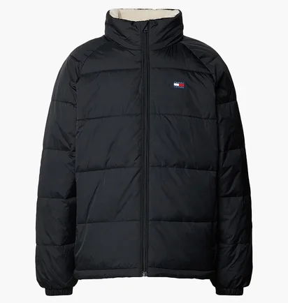 Куртка мужская Tommy Jeans Comfort Fit Hooded Zippered Coat Black DM0DM20003-BDS