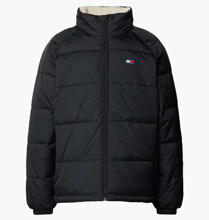 Куртка мужская Tommy Jeans Comfort Fit Hooded Zippered Coat Black DM0DM20003-BDS