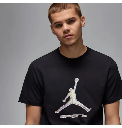 Футболка чоловіча Air Jordan Sport Dri-Fit Graphic T-Shirt Black HQ7984-010
