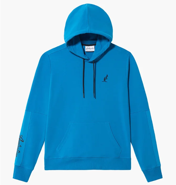 Худи мужское AUSTRALIAN City Fleece-Slam Hoodie Blue LSUFE0018-335