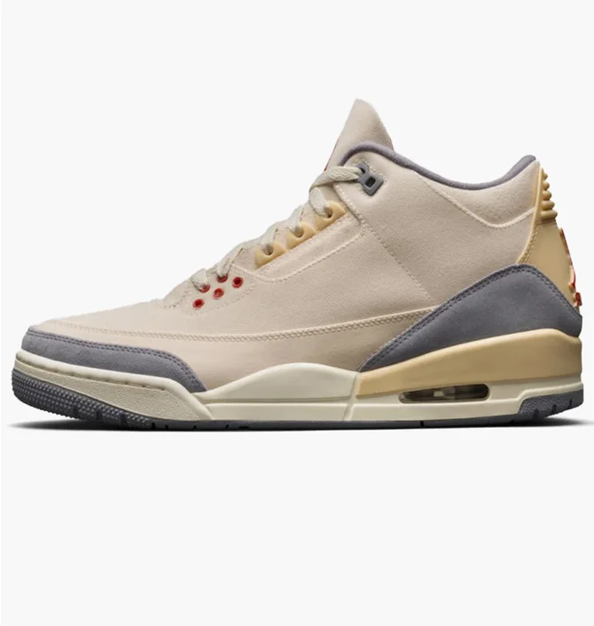 Кроссовки мужские Jordan 3 Retro Muslin Beige DH7139-100
