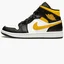 Кроссовки мужские Air Jordan 1 Mid Black/White 554724-177
