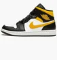 Кроссовки мужские Air Jordan 1 Mid Black/White 554724-177