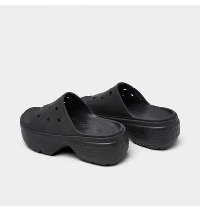 Тапочки женские CROCS Stomp Platform Slide Sandals Black 209346-001