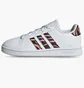 Кроссовки детские Adidas Grand Court Tiger-Print Shoes White Gz1067