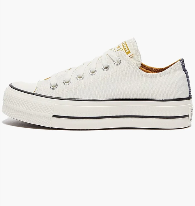 Кеды женские Converse Chuck Taylor All Star Lift Platform Denim Fashion White A03829C