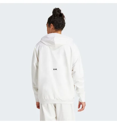 Олимпийка мужская Adidas Z.N.E. Woven Full-Zip Hooded Track Top White IN1843