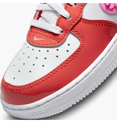 Кроссовки детские Nike Air Force 1 Lv8 1 (Ps) White/Red FD1032-600
