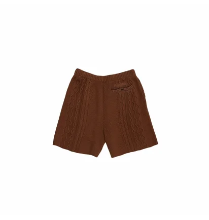 Шорти чоловічі Pleasures Charlie Knit Shorts Brown P23SP045-BROWN