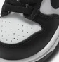 Кросівки дитячі Nike Dunk Low Retro White Black Panda (2021) (Td) White/Black Cw1589-100