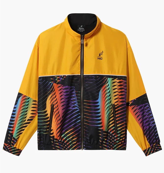 Ветровка мужская AUSTRALIAN Chaos Smash Jacket Yellow/Black HCUGC0035-425