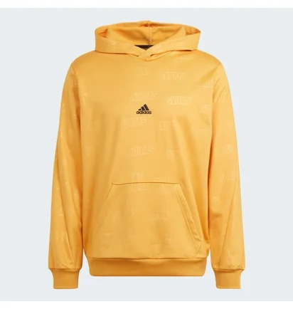 Худи мужское Adidas Embossed Polar Fleece Yellow IJ6429