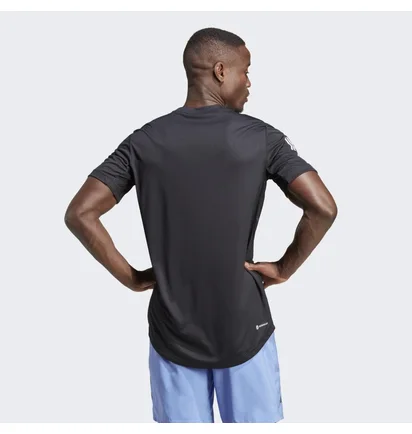 Футболка мужская Adidas Club 3-Stripes Tennis Tee Black HS3262