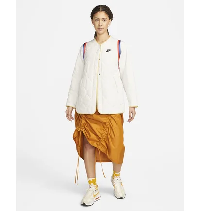 Куртка женская Nike Nsw Jacket Su Beige FD4239-030