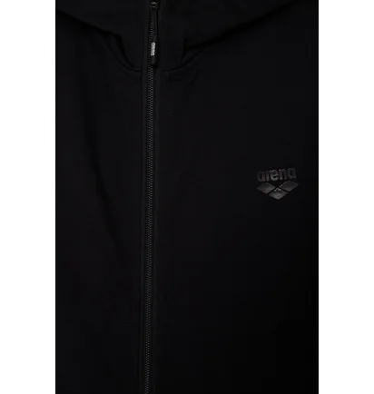Толстовка женская Arena Brushed Hooded F/Z Jacket Black 007685-500