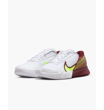 Кроссовки унисекс Nike Nikecourt Air Zoom Vapor Pro 2 Hard Court Tennis Shoes White/Bordo DR6191-104