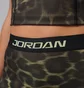 Шорты женские Air Jordan Sport Dri-Fit High-Waisted 5 Printed Green IF3491-331