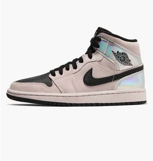 Кроссовки женские Air Jordan 1 Mid Grey Bq6472-602