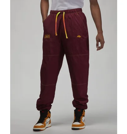 Штаны мужские Air Jordan Flight Mvp MenS Woven Pants Bordo DV1613-680