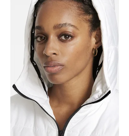 Пуховик жіночий Nike W Nsw Tf Rpl Classic Hd Jkt White DJ6995-100