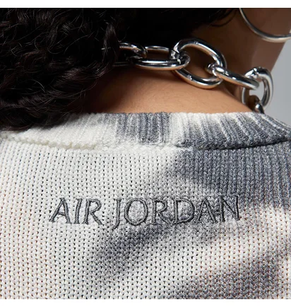 Кофта унисекс Air Jordan Knit White/Grey HQ1635-133