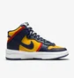 Кроссовки женские Nike Wmns Dunk High Up Blue/Yellow Dh3718-701