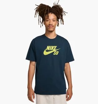 Футболка мужская Nike Logo Skate T-Shirt Blue CV7539-478