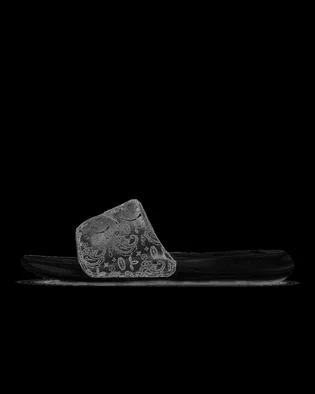 Тапочки женские Nike Victori One Slide Print White/Orange Cn9676-800