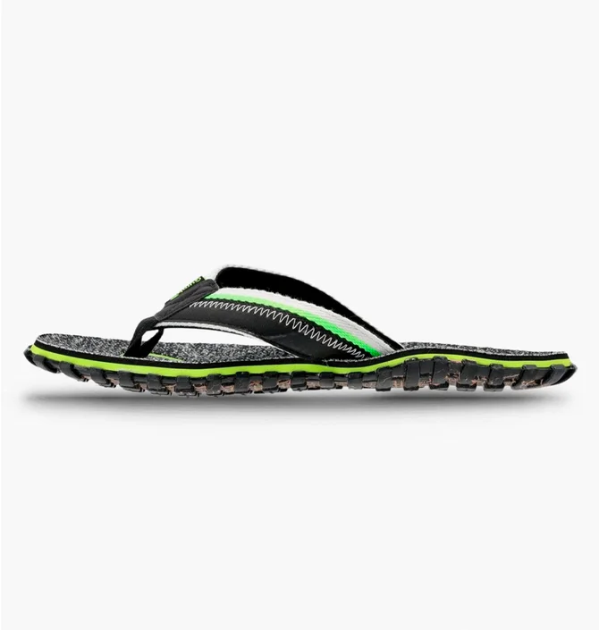 Тапочки мужские Gumbies Cairns Black/Green GU-FFCAI020