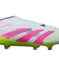 Бутсы унисекс Adidas Predator Elite Ll White/Pink ID3876