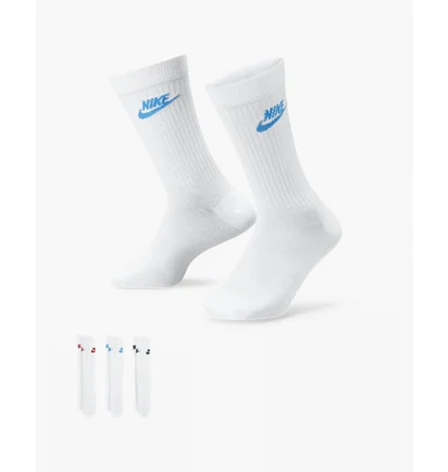 Шкарпетки унісекс Nike U Nk Nsw Everyday Essential Cr White (3 пари) DX5025-911