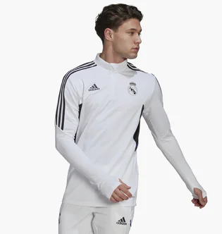 Олимпийка мужская Adidas Real Madrid Condivo 22 Training Top White Ha2582