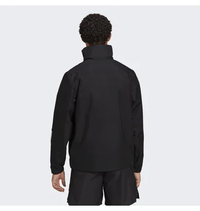 Вітровка чоловіча Adidas Bsc 3-Stripes Rain.Rdy Jacket Black H65773