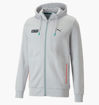 Куртка мужская Puma Mercedes-Amg Petronas Motorsport Hooded Jacket Grey 538460-02