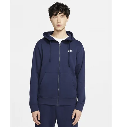 Толстовка чоловіча Nike Sportswear Club Fleece Blue BV2645-410