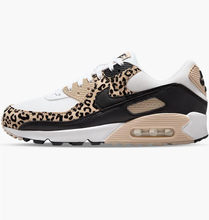 Кроссовки женские Nike Air Max 90 Leopard White/Brown IF1619-100