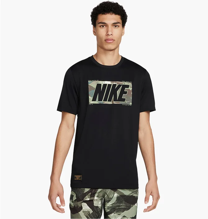 Футболка мужская Nike T-Shirt Dri-Fit Black FQ3885-010