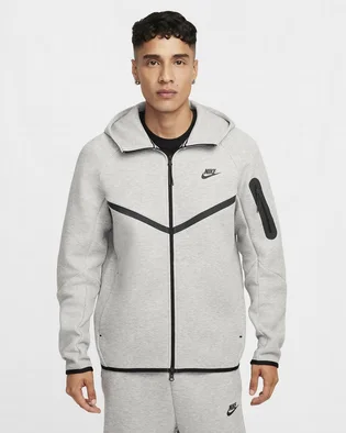 Толстовка мужская Nike Tech Full-Zip Windrunner Hoodie Grey HV0949-063