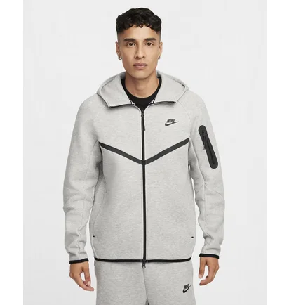 Толстовка чоловіча Nike Tech Full-Zip Windrunner Hoodie Grey HV0949-063