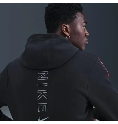 Толстовка мужская Nike Nsw Cs Hoody Flc Bb Black IH4285-010