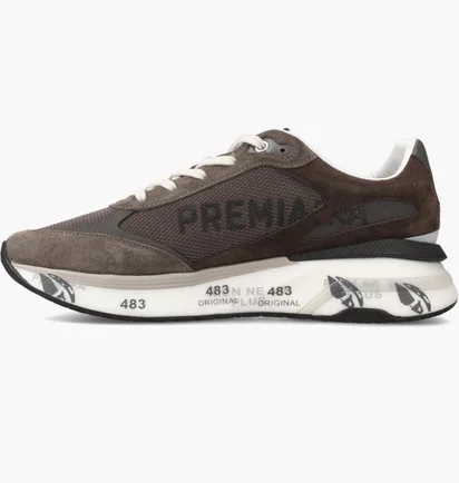Кроссовки мужские Premiata Moerun Grey/Brown VAR-6446