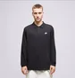 Кофта мужская Nike Polo M Nk Club Knit Ls Polo Black FQ3417-010
