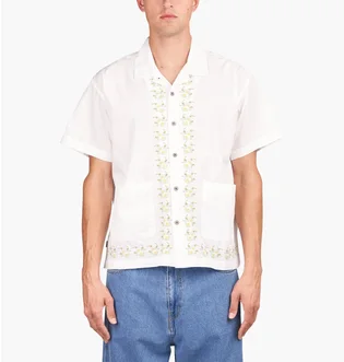 Сорочка чоловіча OBEY Tres Woven Hemd White 181210420-WHT