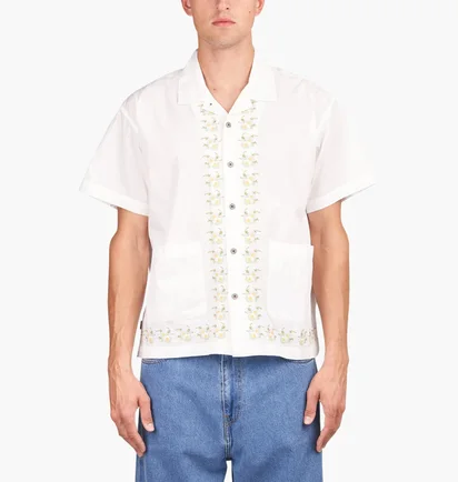 Сорочка чоловіча OBEY Tres Woven Hemd White 181210420-WHT