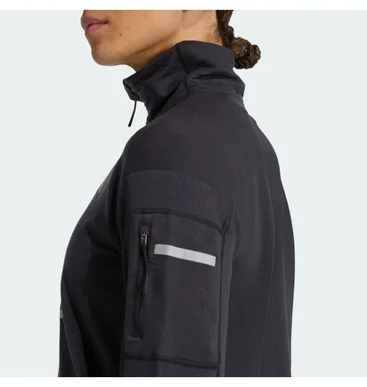 Кофта жіноча Adidas Adi365 Running Climawarm+ Half-Zip Black JP3842
