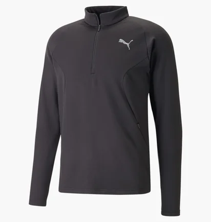 Олимпийка мужская Puma Run Cloudspun Black 523272-01
