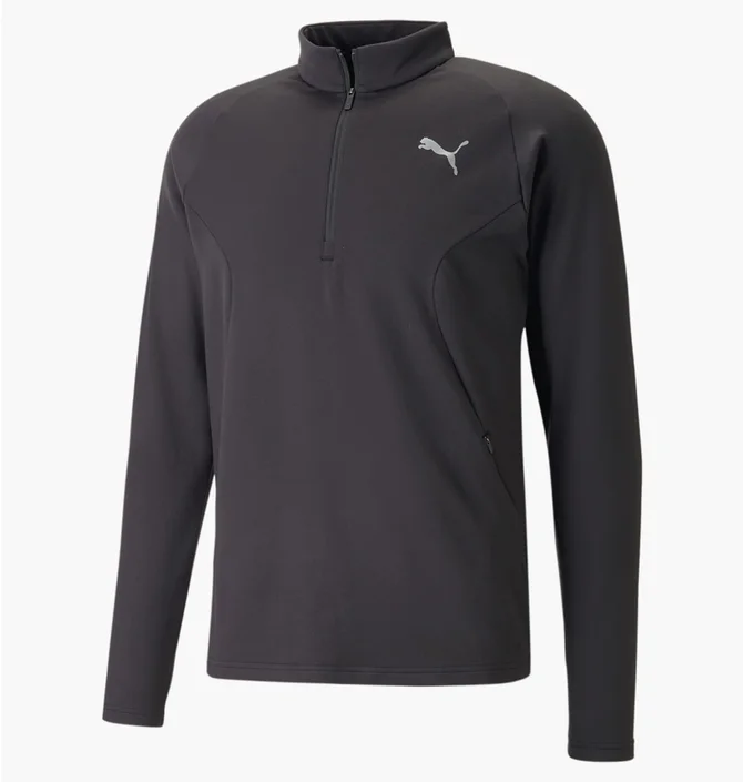 Олимпийка мужская Puma Run Cloudspun Black 523272-01