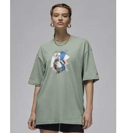 Футболка женская Air Jordan T-Shirt Oversize Green FN5708-304