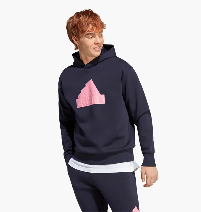 Худі чоловіче Adidas Future Icons Badge Of Sport Hoodie Blue Ic3747
